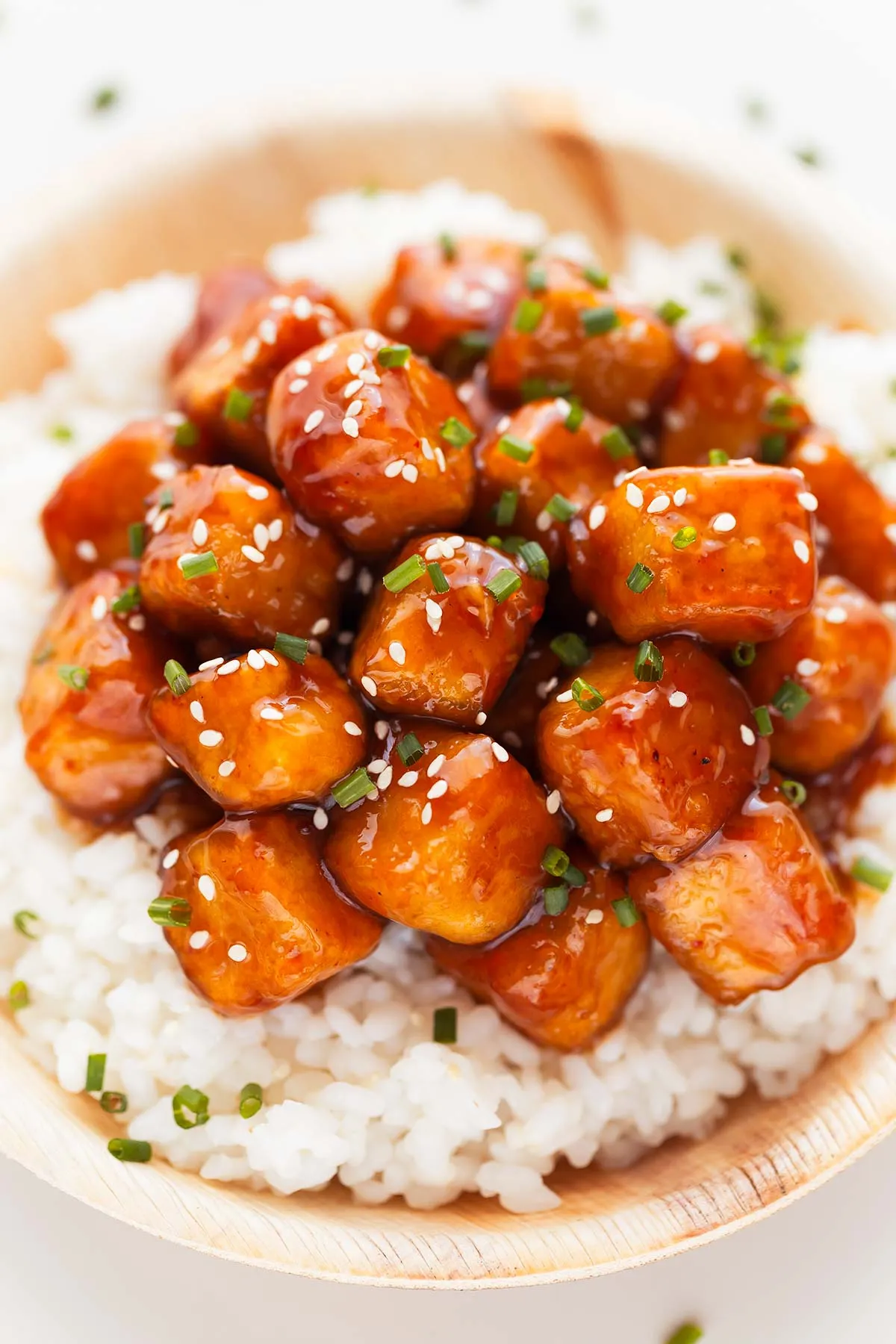 General Tso’s tofu, a popular recipe on Simple Vegan Blog